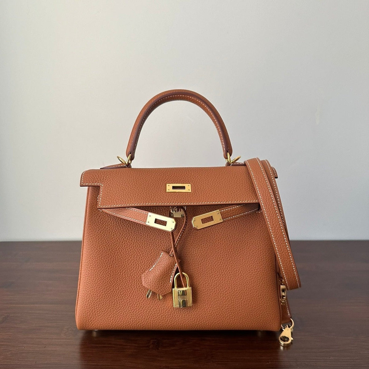 H*M K*LLY 25CM GOLD TOGO GOLD HARDWARE