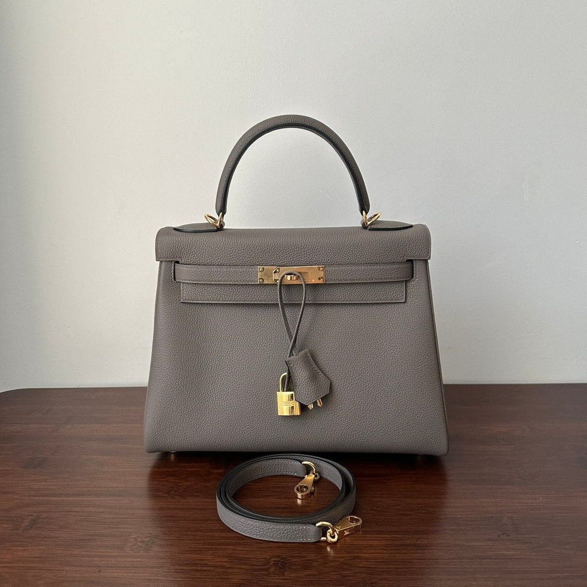 H*M K*LLY 28CM ETAIN TOGO GOLD HARDWARE
