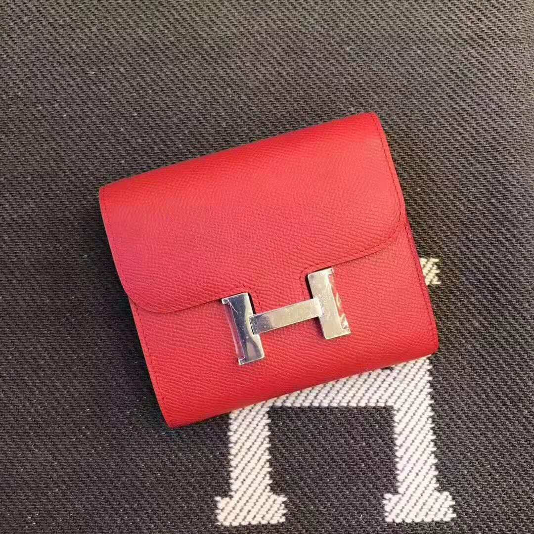 H*M C*nstance 13 Red Epsom Shw
