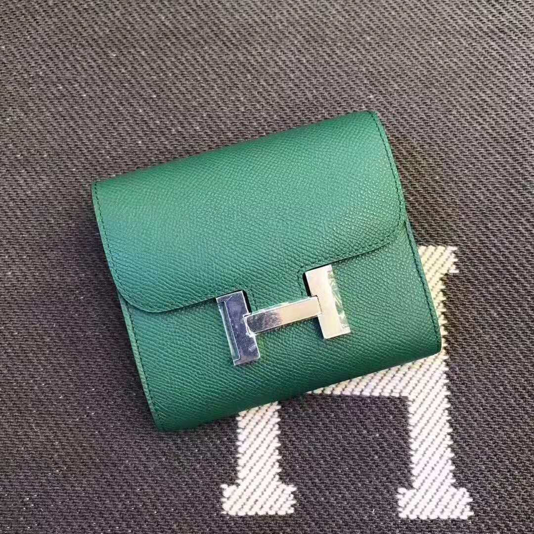 H*M C*nstance 13 Dark Green Epsom Shw