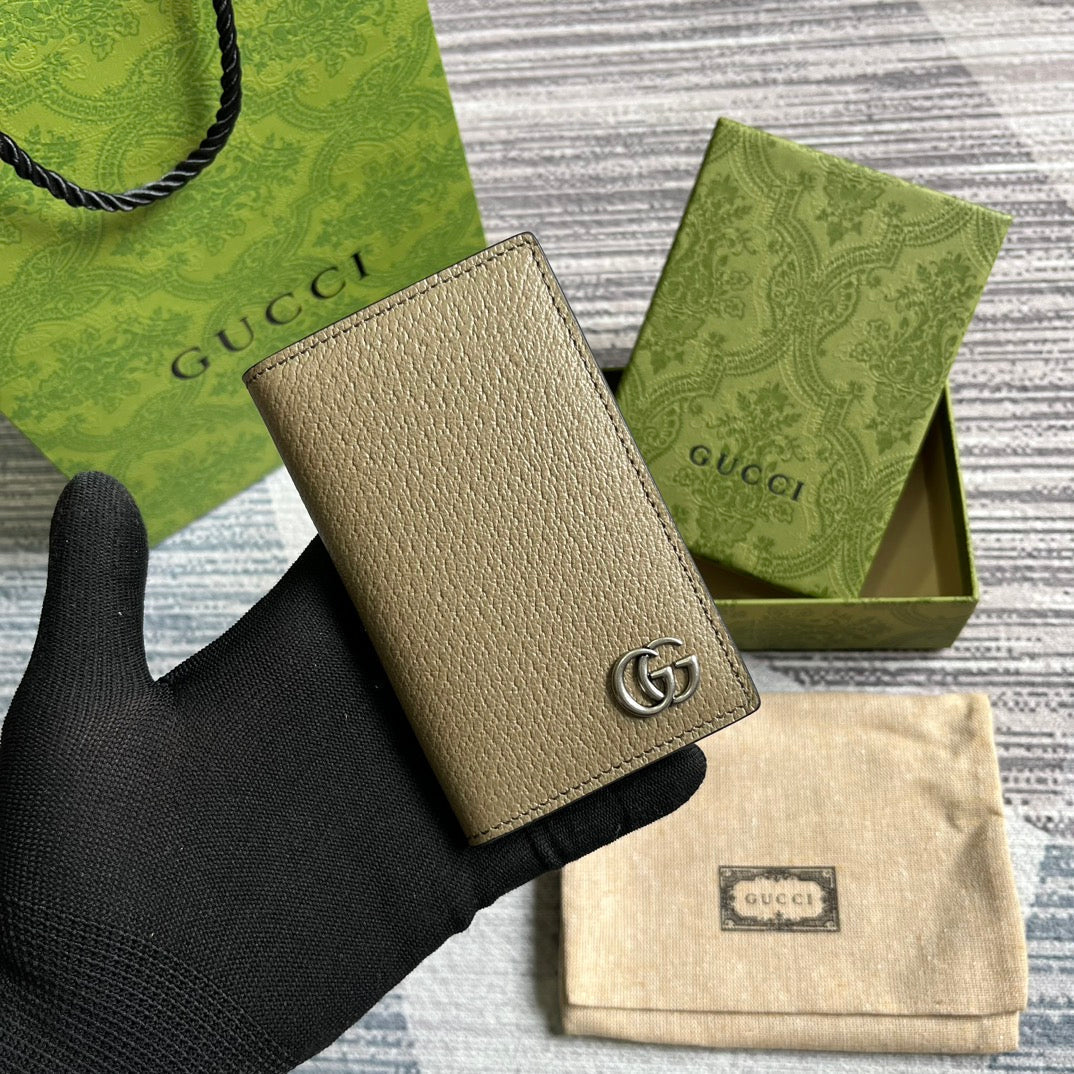 G*G MARMONT 12 LONG WALLET IN MOCHA BROWN CALFSKIN