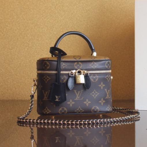 L*V VANITY PM 19 MONOGRAM CANVAS