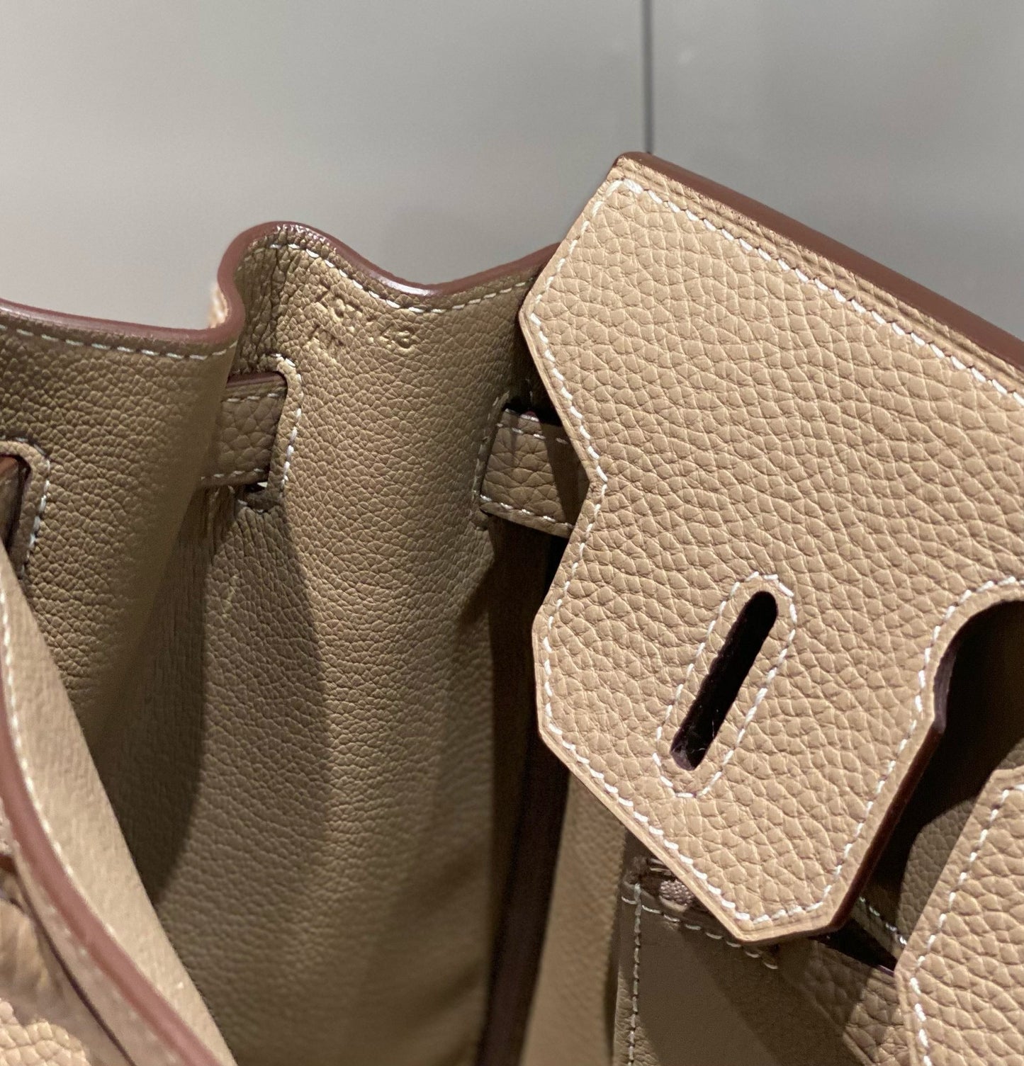 HM BIRKIN 30CM BROWN TOGO LEATHER SILVER HARDWARE