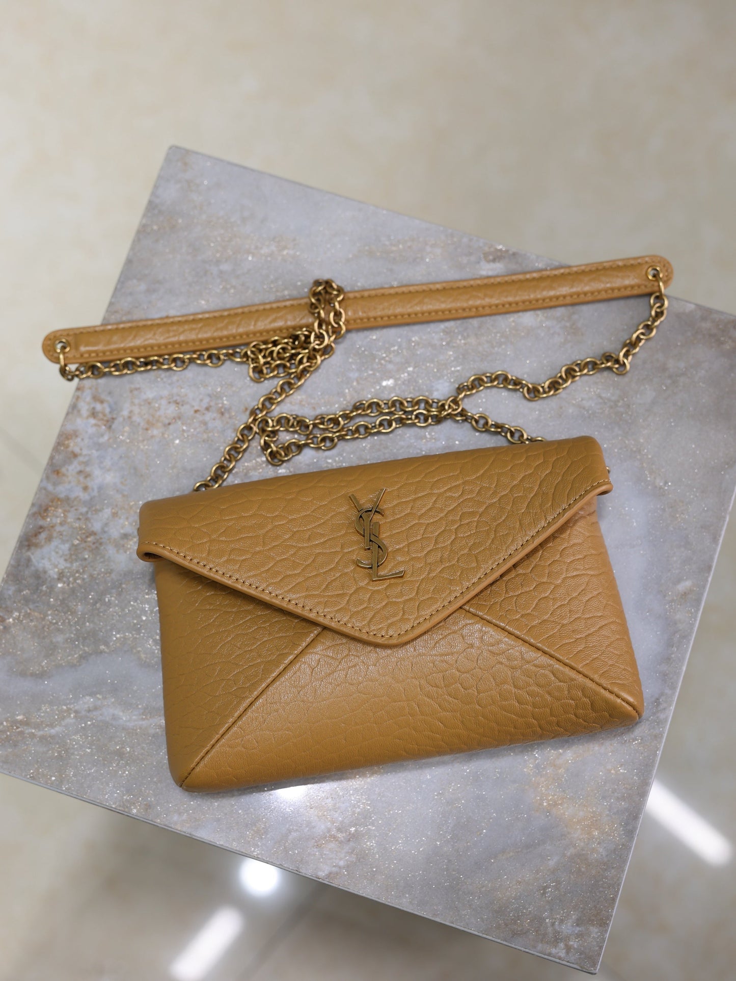 Calypso Bag 19cm Light Brown Elephant Leather