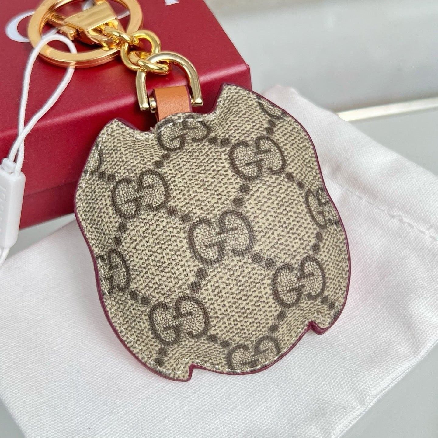 Gucci Etoupe Red Blue Owl Bag Charm
