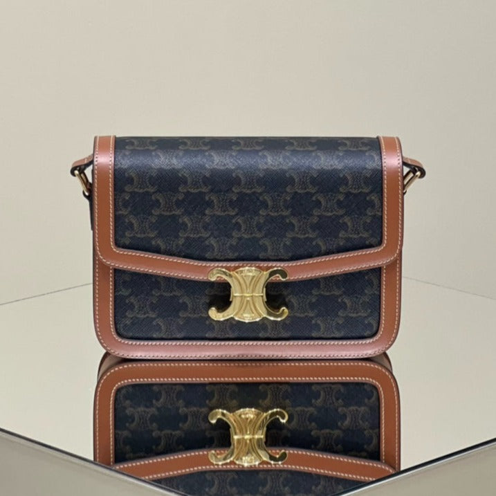 CLASSIQUE TRI*MPHE 22 CALFSKIN BLACK BROWN