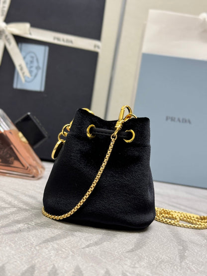 Pra Velvet Mini Bucket Black 267272