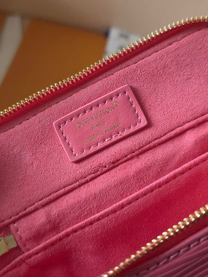 LV Nice Beauty Makeup Bag Pink Monogram 275216