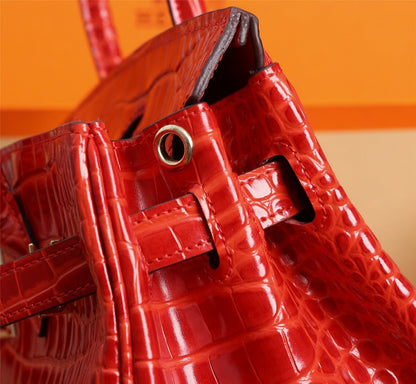 HM BIRKIN BAG 30 CANDY CROCODILE EMBOSSED CALFSKIN