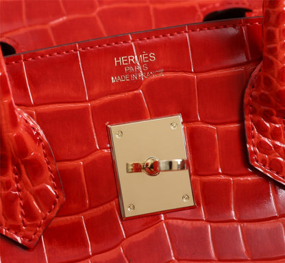 HM BIRKIN BAG 30 CANDY CROCODILE EMBOSSED CALFSKIN