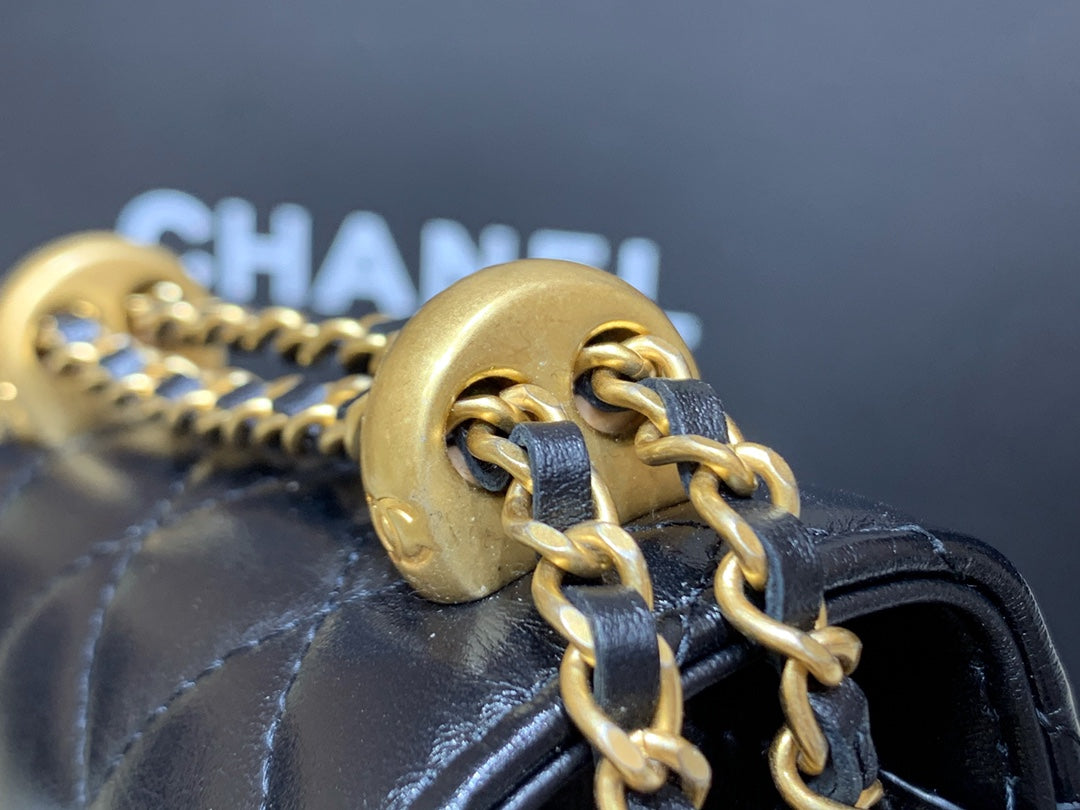 CC 21s Phone Bag Black Lambskin GHW