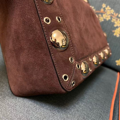 Valentino Garavani Nellcôte Suede Shopping Bag