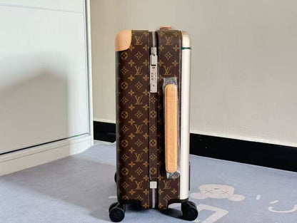 Louis Vuitton Horizon 55 Monogram Suicase Brown Leather