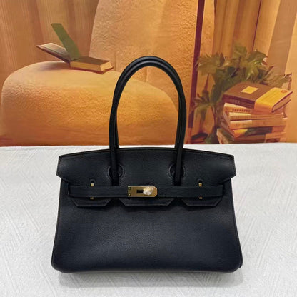 HM Shoulder Birkin 29 Black Togo Leather with Gold Hardware