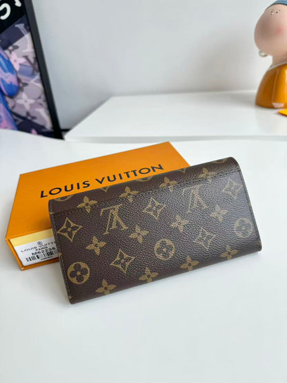 LV Sarah Wallet 19 Brown in Monogram Cowhide