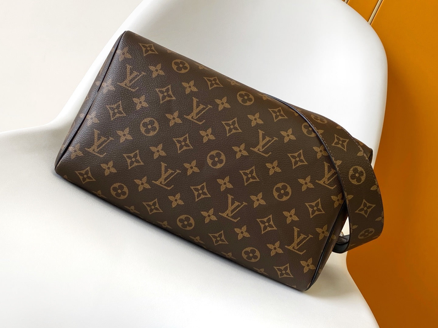 LV  Speedy Soft 30 Brown Dark Monogram Empreinte Leather
