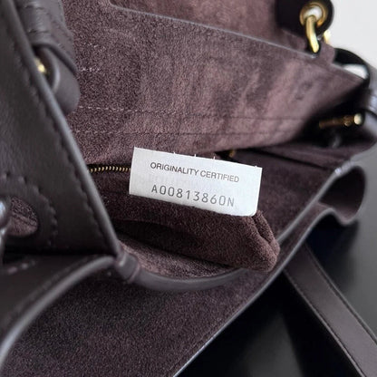 BV Ciao Ciao Bag 26cm In Chocolote Leather