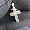 Cross Urn Necklace – 925 Sterling Silver Memorial Ash Pendant with Optional Engraving