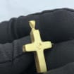 Sacred Cross Keepsake Urn Necklace – 925 Sterling Silver Ash Pendant with Optional Engraving (22 • 25 mm)