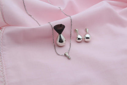 Tear Drop Urn Necklace – 925 Sterling Silver, Top-Loading Memorial Keepsake Pendant (3 Size Options)