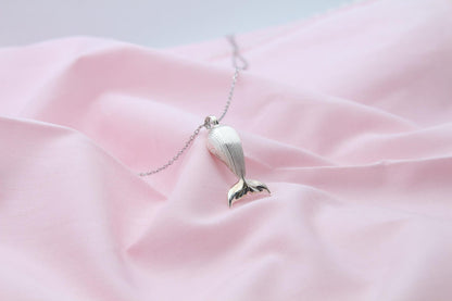 Ocean Guardian Urn Necklace – 925 Sterling Silver Ash Pendant with Optional Engraving (23 mm)