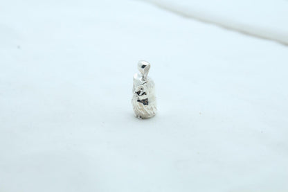 Mystic Owl Memorial Urn Necklace – 925 Sterling Silver Ash Pendant with Optional Engraving (17 mm)