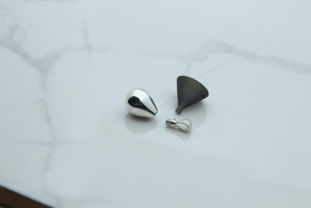 Tear Drop Urn Necklace – 925 Sterling Silver, Top-Loading Memorial Keepsake Pendant (3 Size Options)
