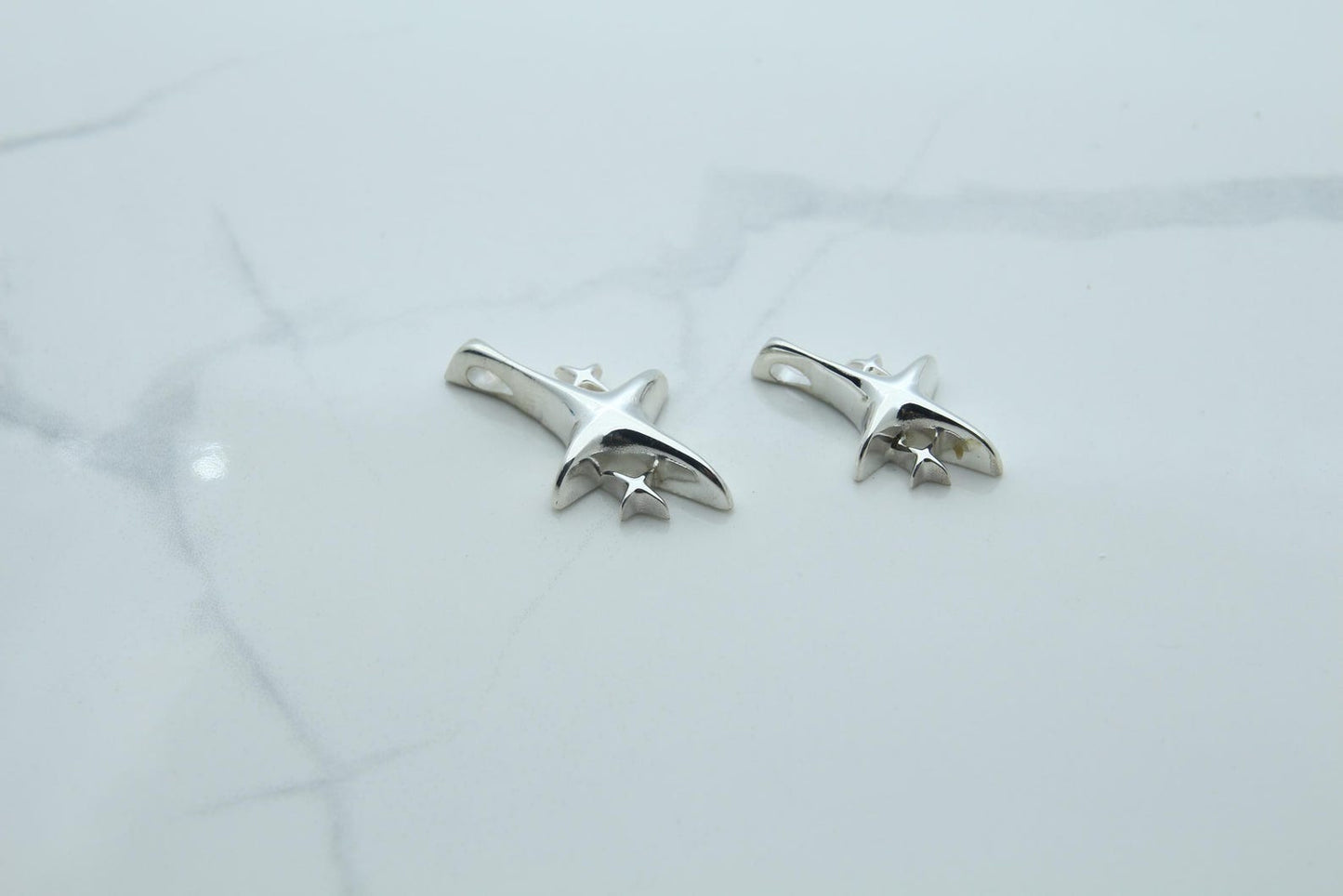North Star Urn Necklace – 925 Sterling Silver Memorial Ash Pendant (26 mm / 32 mm)
