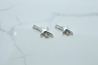 North Star Urn Necklace – 925 Sterling Silver Memorial Ash Pendant (26 mm / 32 mm)