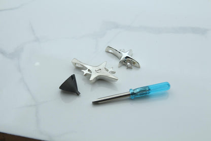North Star Urn Necklace – 925 Sterling Silver Memorial Ash Pendant (26 mm / 32 mm)