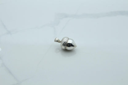 Acorn Urn Necklace – 925 Sterling Silver Memorial Keepsake Pendant (13.5 mm)