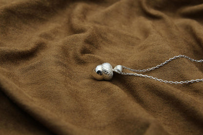 Acorn Urn Necklace – 925 Sterling Silver Memorial Keepsake Pendant (13.5 mm)