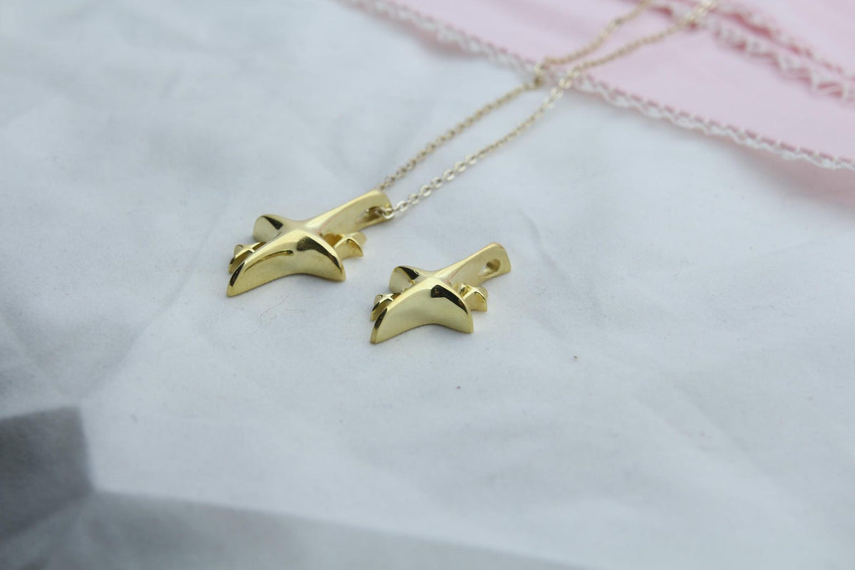 Eternal Polaris Urn Necklace – 925 Sterling Silver North Star Memorial Ash Pendant (26 mm & 32 mm)