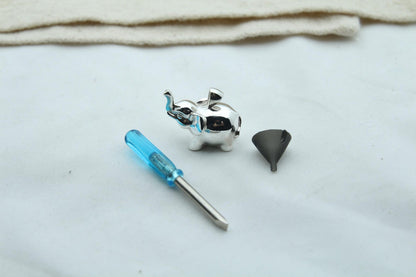 Elephant Soul Memorial Urn Necklace – 925 Sterling Silver Ash Pendant with Optional Engraving (20 mm)