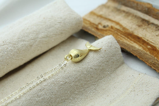 Whale Spirit Memorial Urn Necklace – 925 Sterling Silver Ash Pendant with Optional Engraving (23 mm)