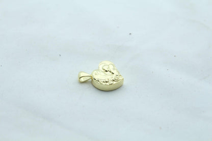 Eternal Bond Mother & Child Urn Necklace – 925 Sterling Silver Heart Ash Pendant (16 mm)