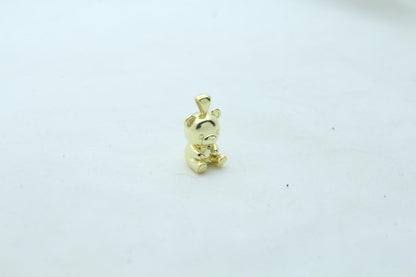 Bear Urn Necklace – 925 Sterling Silver Memorial Ash Pendant (18 mm)