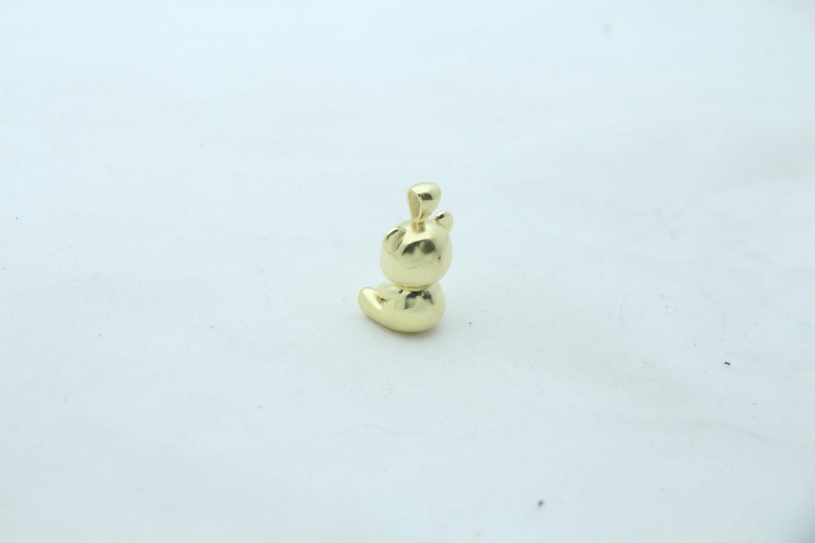 Bear Urn Necklace – 925 Sterling Silver Memorial Ash Pendant (18 mm)