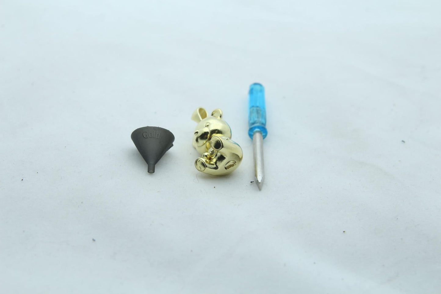 Bear Urn Necklace – 925 Sterling Silver Memorial Ash Pendant (18 mm)
