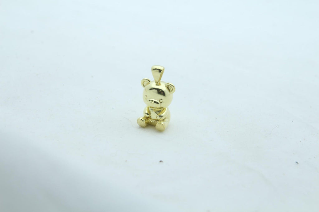 Bear Urn Necklace – 925 Sterling Silver Memorial Ash Pendant (18 mm)