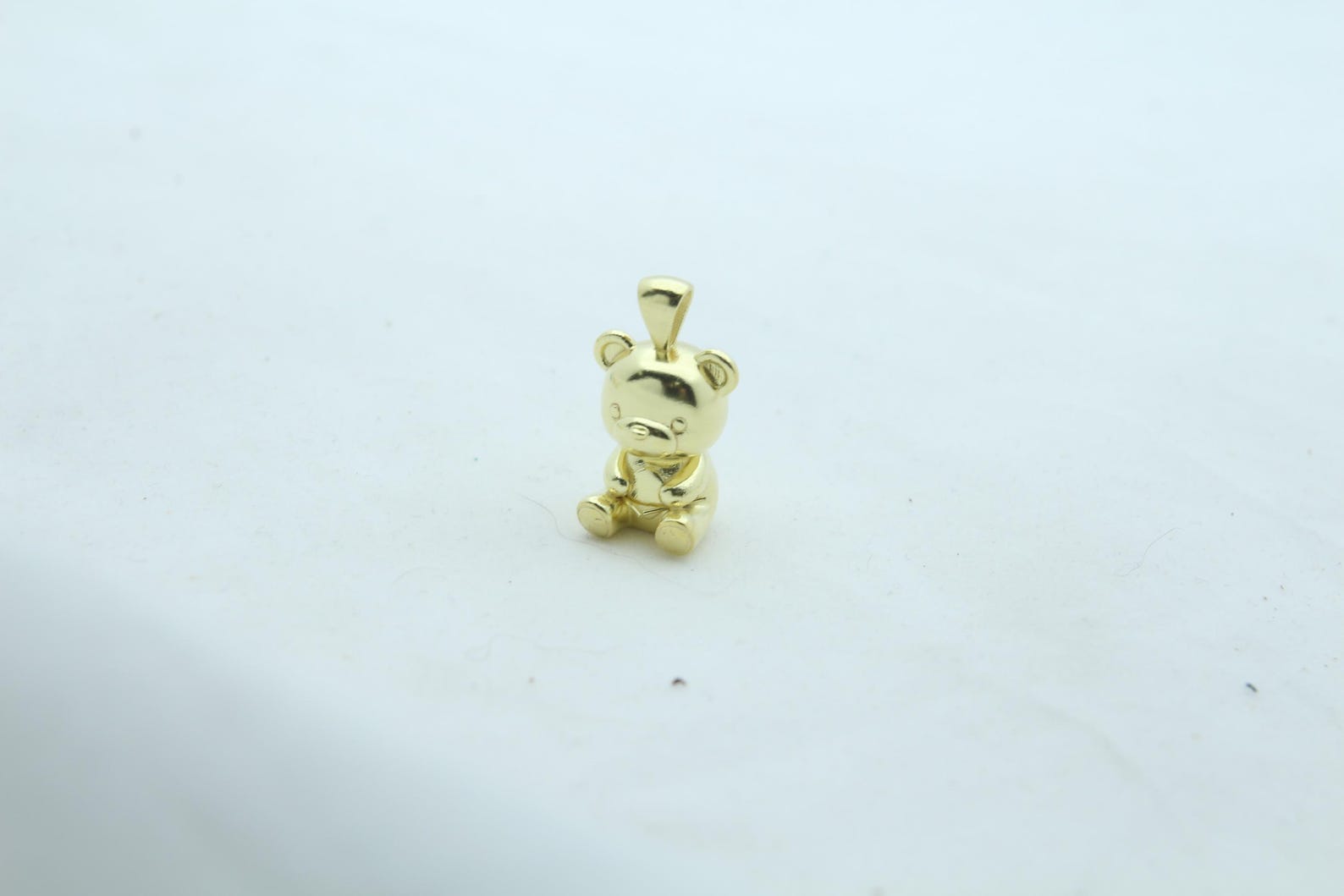 Bear Urn Necklace – 925 Sterling Silver Memorial Ash Pendant (18 mm)