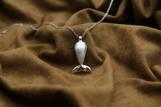 Ocean Guardian Urn Necklace – 925 Sterling Silver Ash Pendant with Optional Engraving (23 mm)