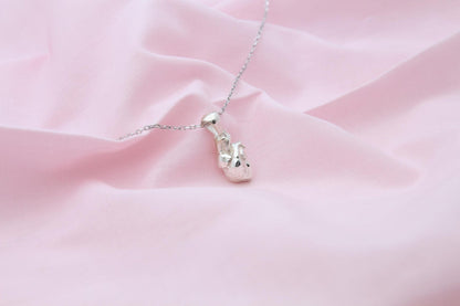 Anatomic Heart Memorial Urn Necklace – 925 Sterling Silver Anatomical Ash Pendant with (15 mm)
