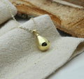 Elegant Teardrop Memorial Urn Necklace – 925 Sterling Silver Keepsake Pendant with Engraving Option (3 Sizes)