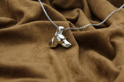 Doberman Urn Necklace – 925 Sterling Silver Dog Ash Pendant