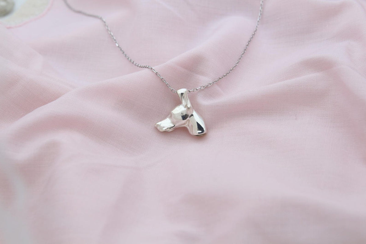 Doberman Urn Necklace – 925 Sterling Silver Dog Ash Pendant