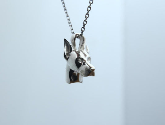Doberman Urn Necklace – 925 Sterling Silver Dog Ash Pendant