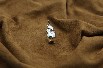 Elephant Soul Memorial Urn Necklace – 925 Sterling Silver Ash Pendant with Optional Engraving (20 mm)