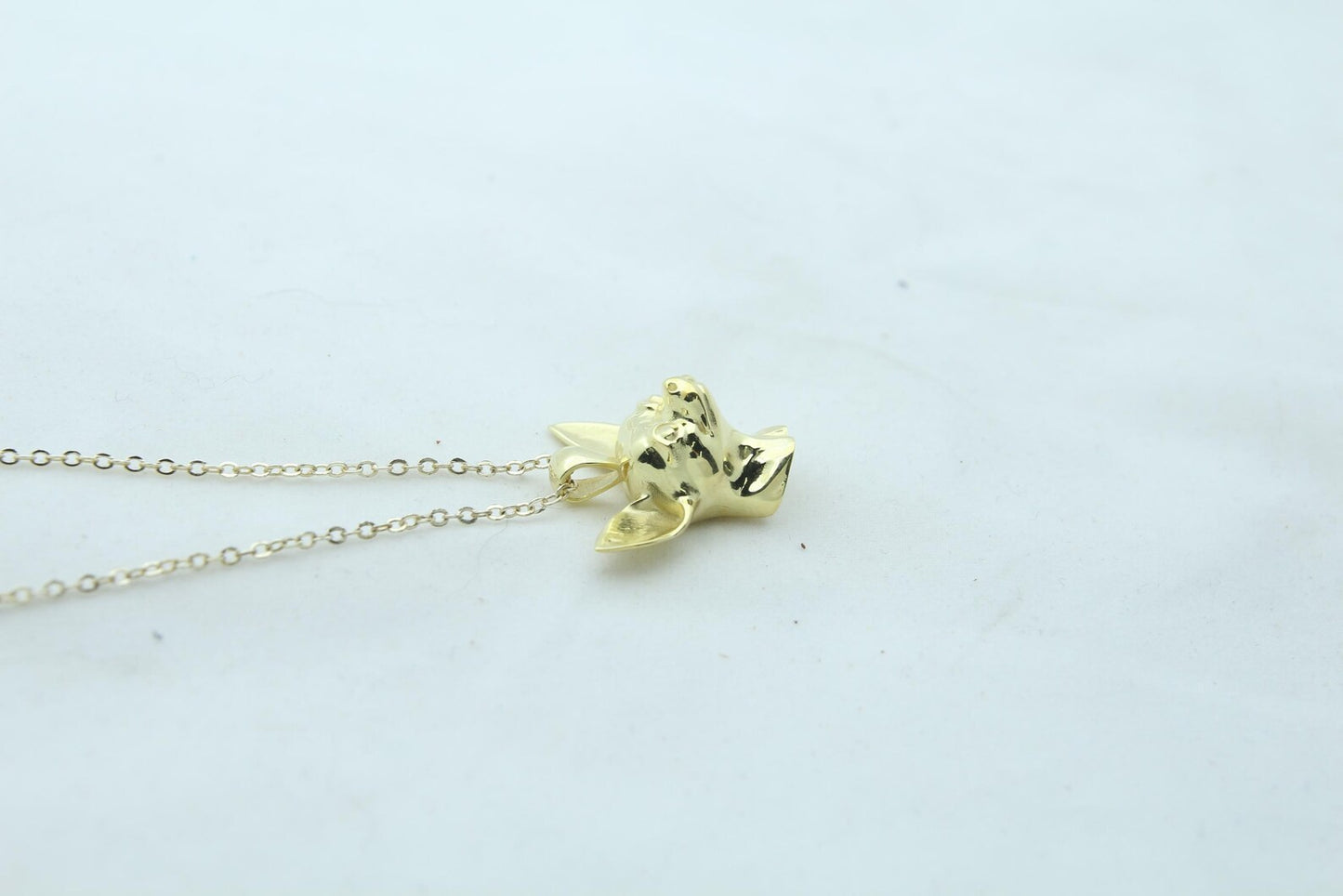 Tiny Companion Chihuahua Urn Necklace – 925 Sterling Silver Dog Ash Pendant with Optional Engraving (20 mm)