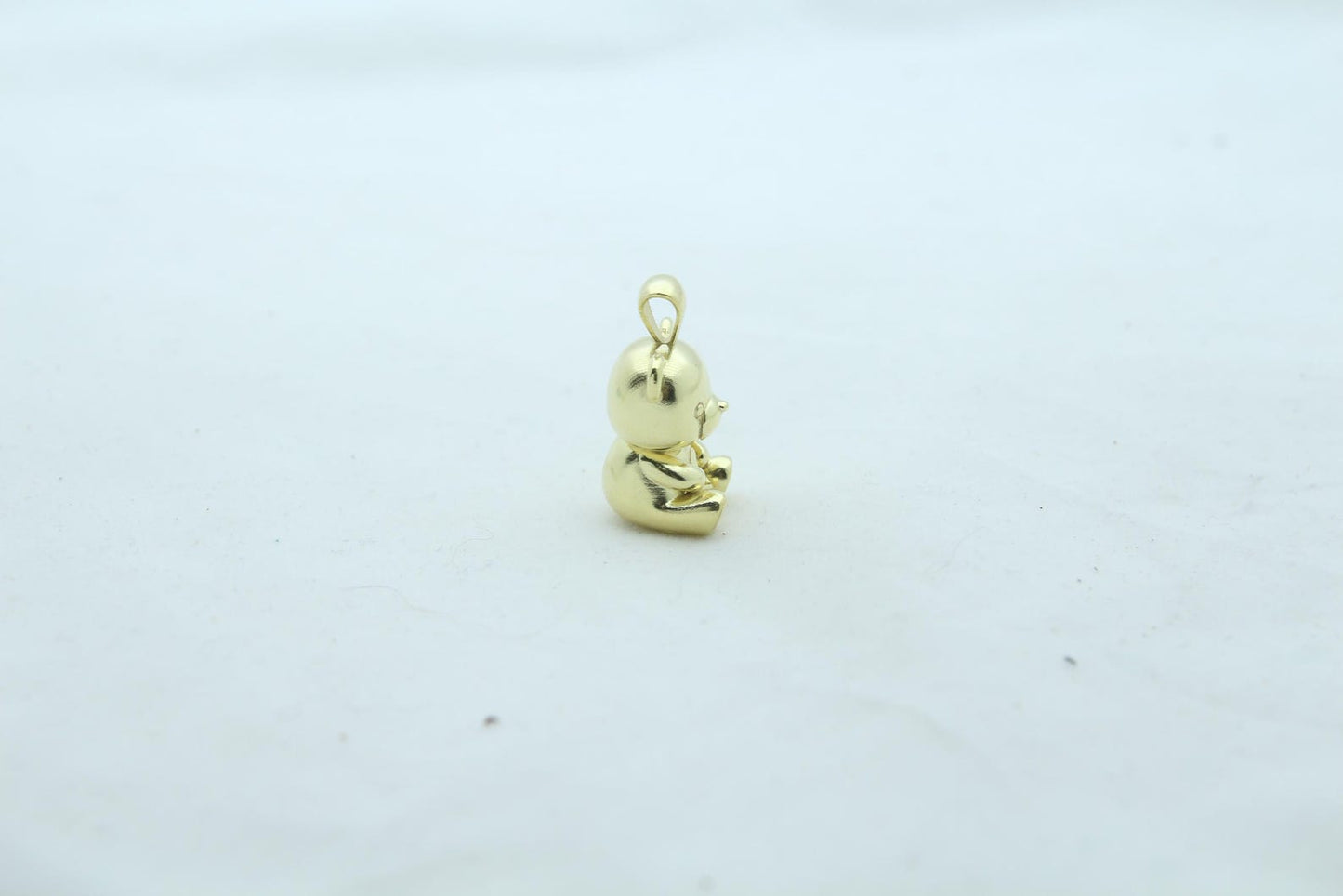 Bear Urn Necklace – 925 Sterling Silver Memorial Ash Pendant (18 mm)